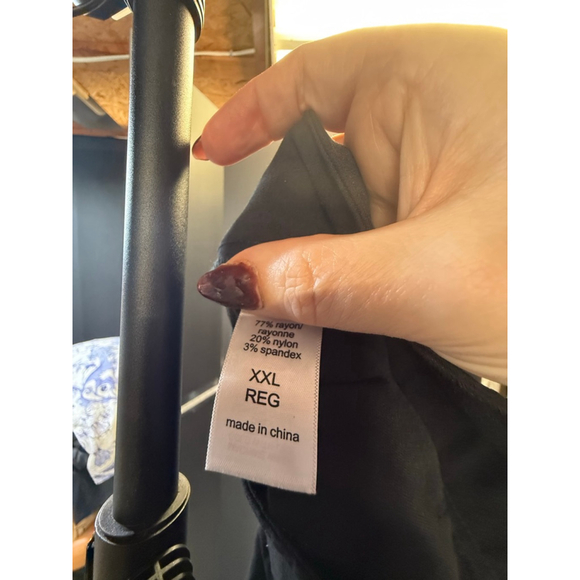 Women's Maurices Black Pull-On Wide Leg Pants Plus Size XXL - Picture 4 of 4